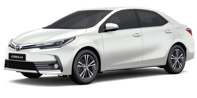 Toyota Corolla for transfer to Pattaya