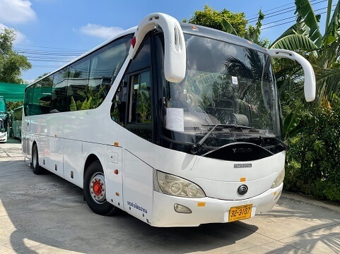bus rental with driver for whole day in Pattaya