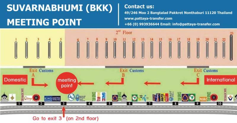 EXIT 3 Suvarnabhumi meeting point