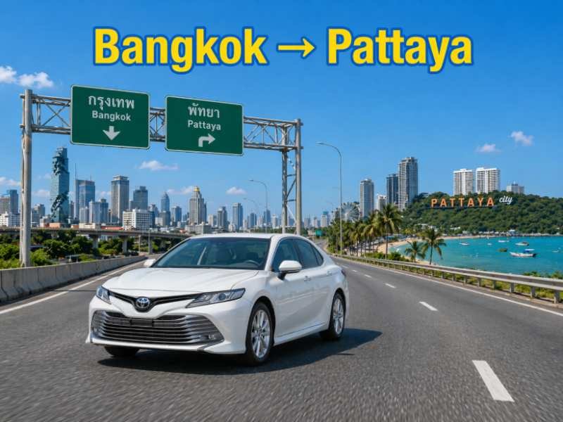 bangkok to pattaya taxi destination