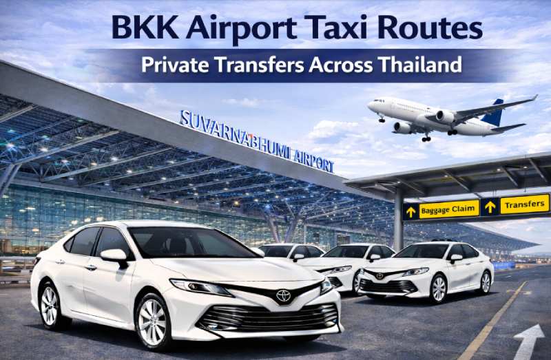 BKK airport taxi routes