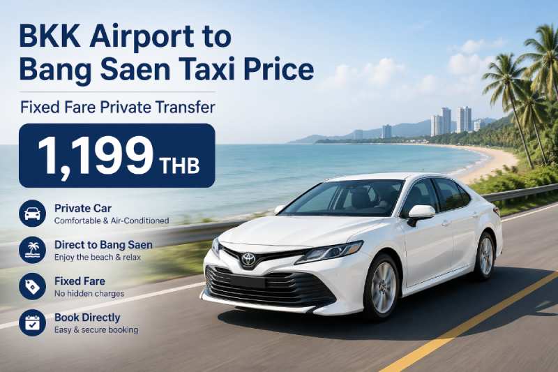 bangkok to bang saen taxi price
