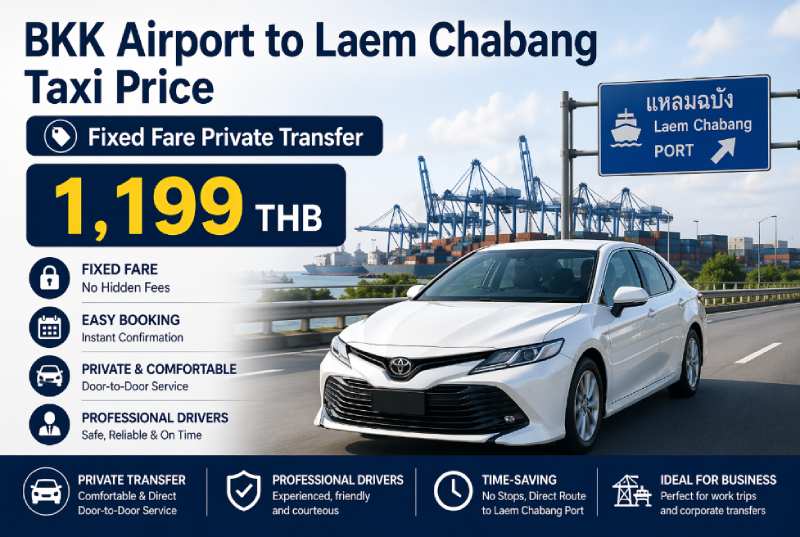 bkk to laem chabang taxi price