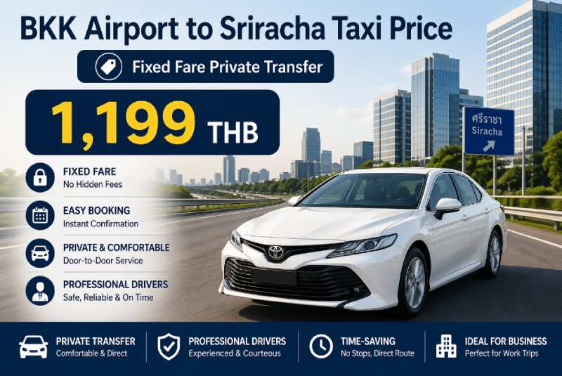 bkk to sriracha taxi price