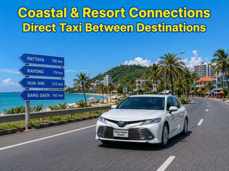 coastal resort taxi connections