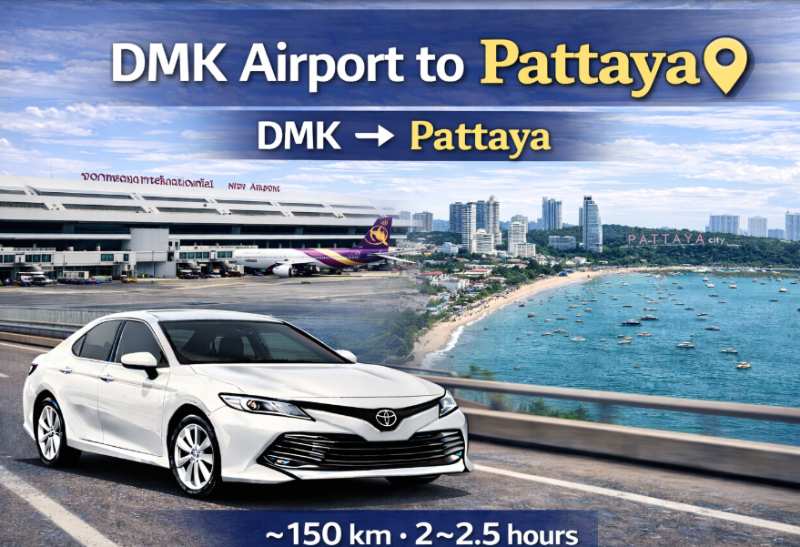 DMK airport to pattaya