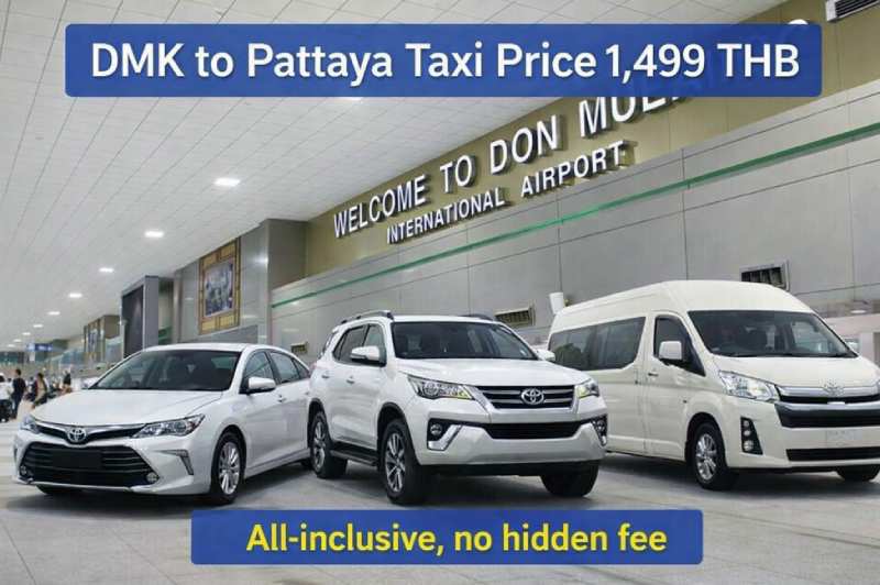 taxi price dmk to pattaya