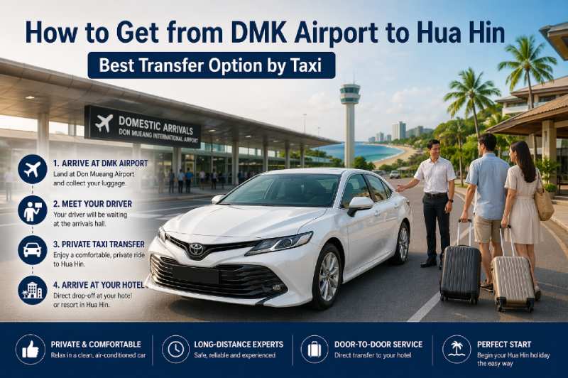 how to get DMK to Hua Hin