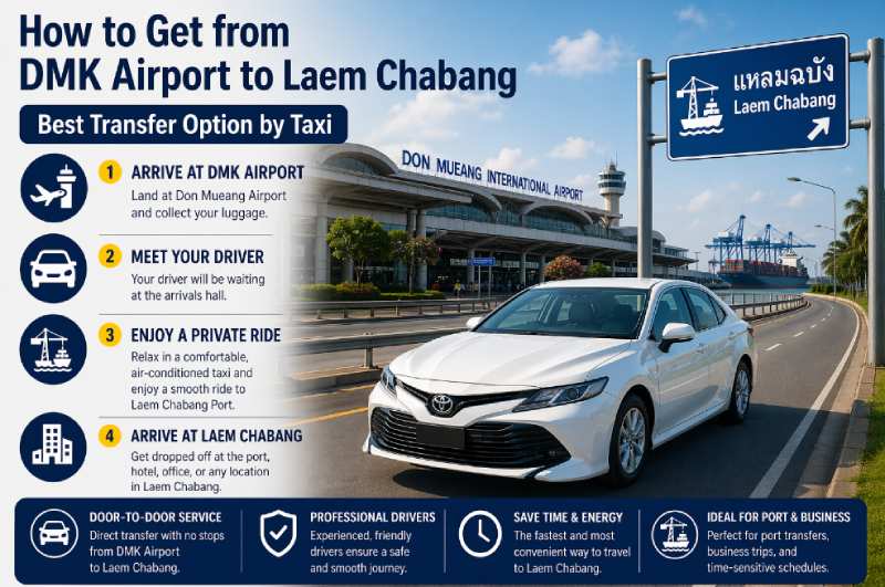 how to get DMK to Laem Chabang