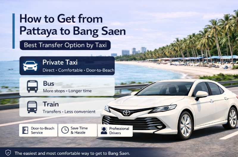 how to get from Pattaya to Bang Saen