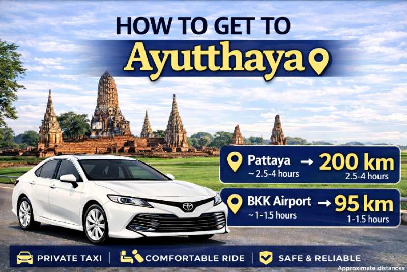 how to get to Ayutthaya