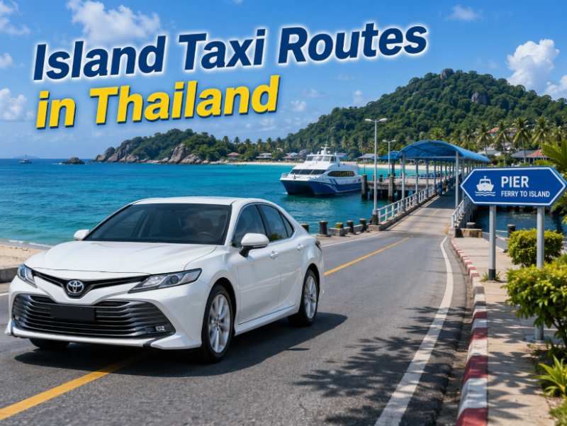 Island taxi routes in Thailand