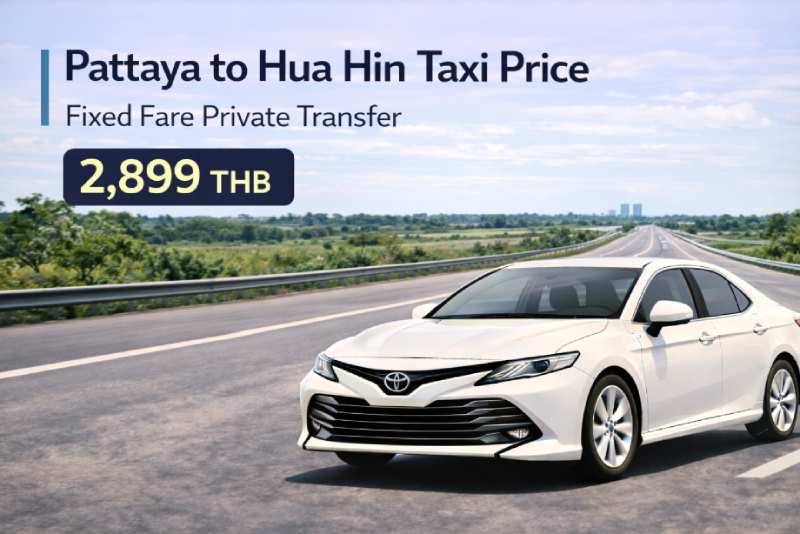 Pattaya to Hua Hin taxi price