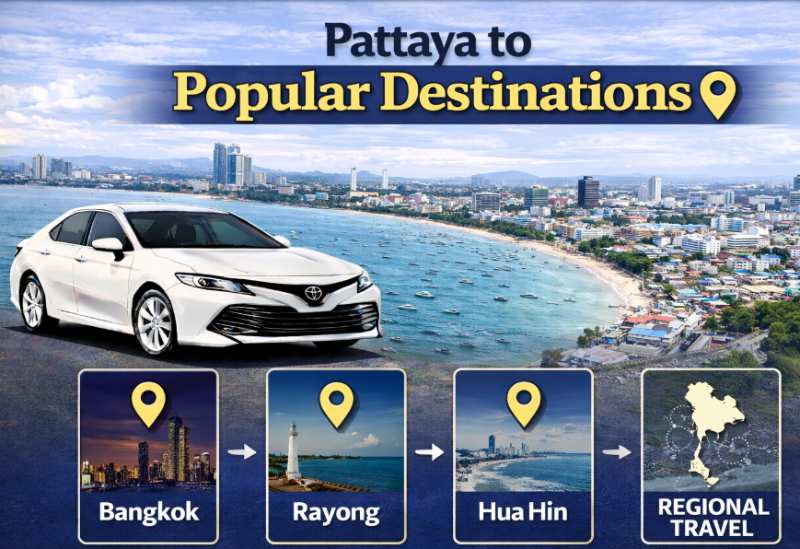 pattaya to popular destinations taxi