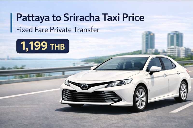 taxi from Pattaya to Sri Racha price