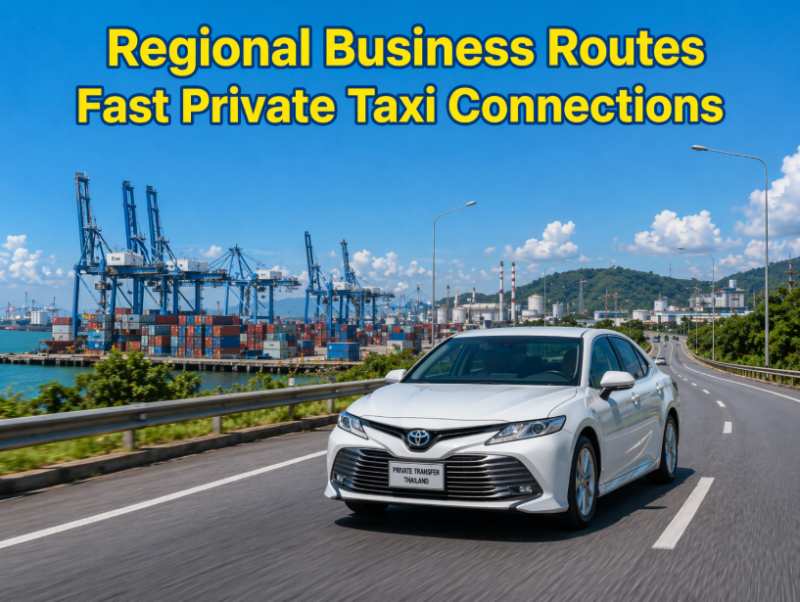 Business regional connections taxi routes