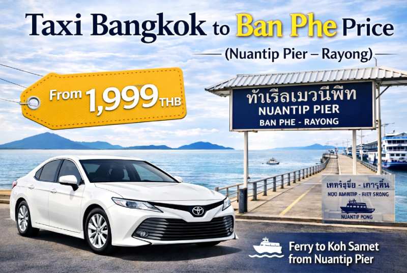 price of taxi from Bangkok to Ban Phe