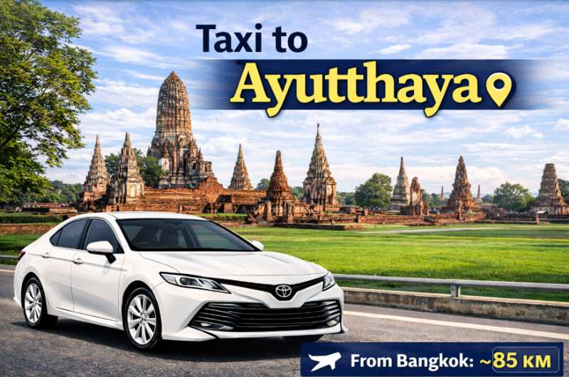 taxi to Ayutthaya
