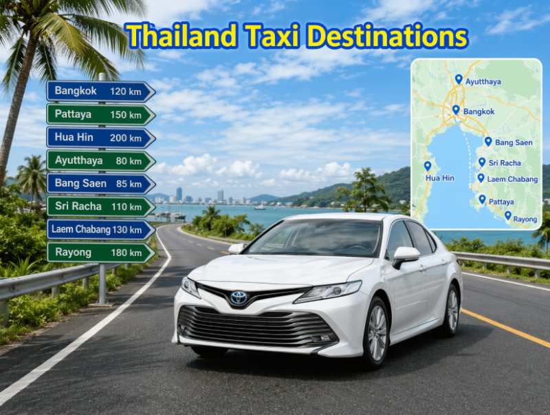 Thailand Taxi Destinations